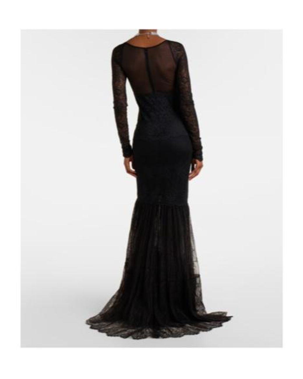 Blumarine Black Lace Gown