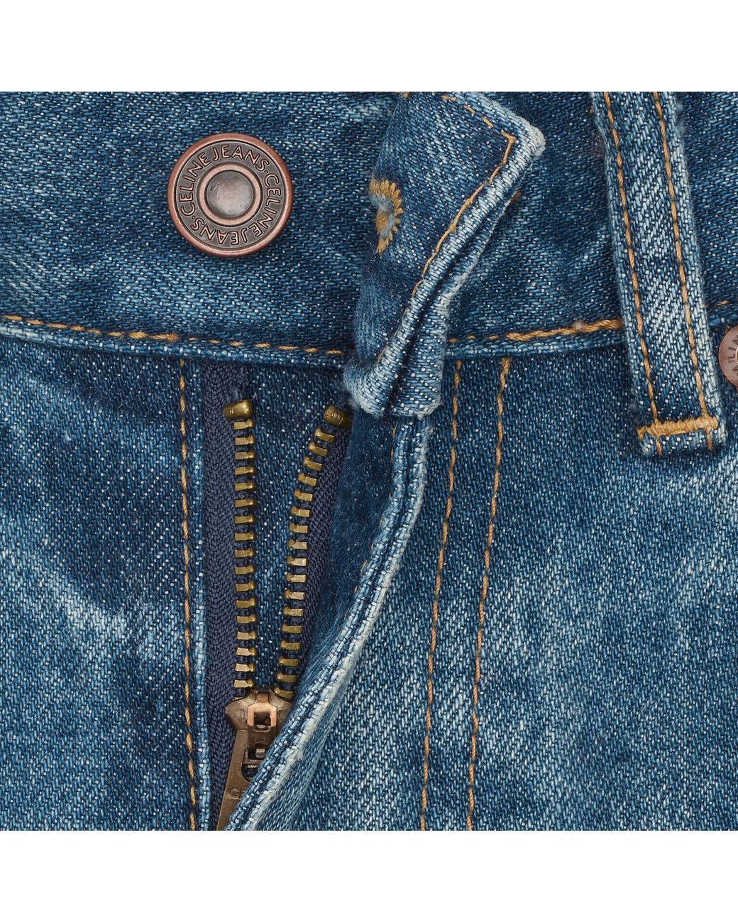 Céline Blue Union Wash Slim Denim Jeans
