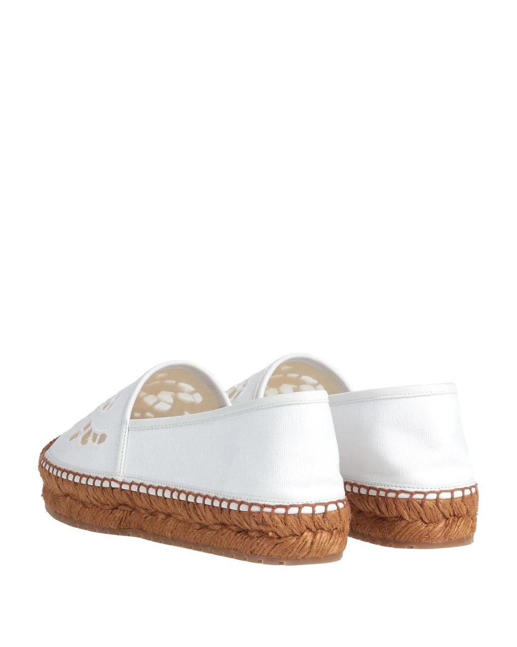 Dolce & Gabbana White Solid Color Espadrilles