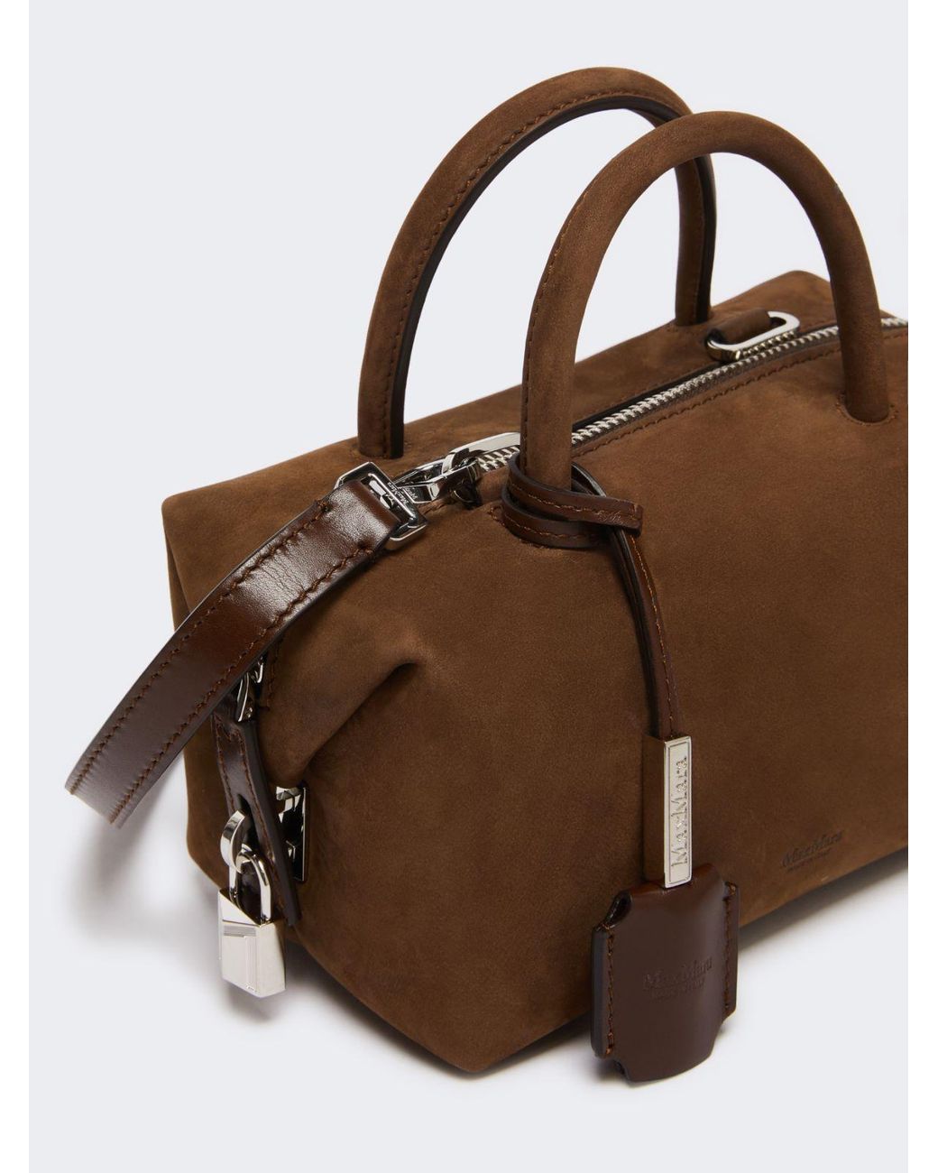Max Mara Brown Holdall Mini Shoulder Bag