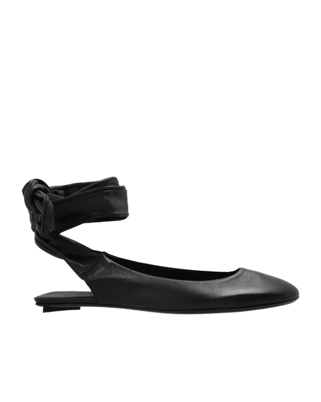 The Attico Black Cloe Ballet Flats
