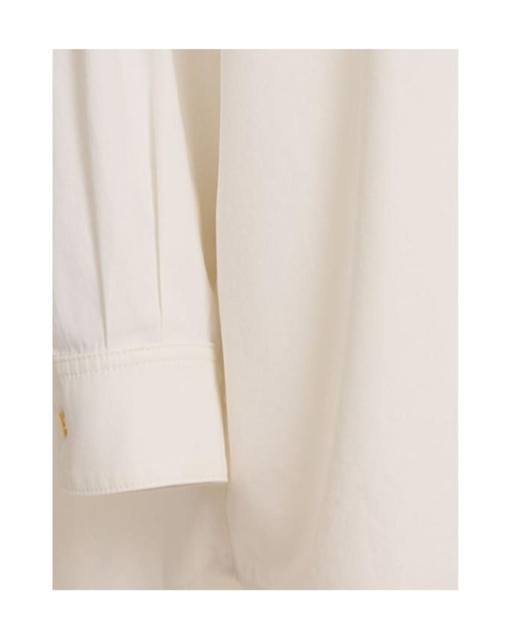 The Row White Luka Cotton Casual Shirt