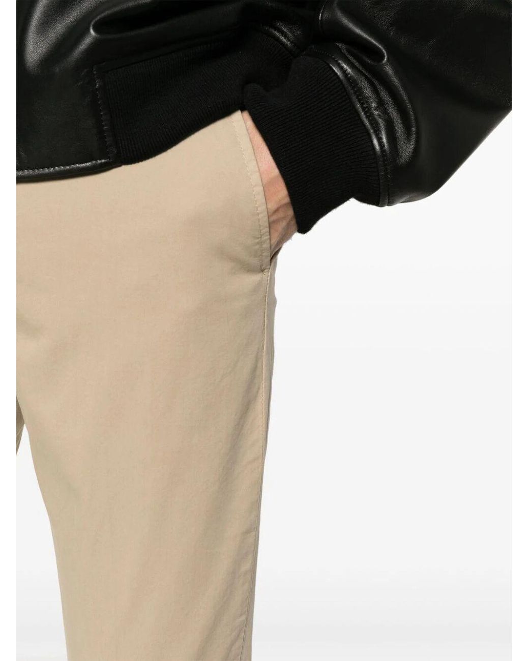 Dondup Natural Pressed-Crease Trousers for men
