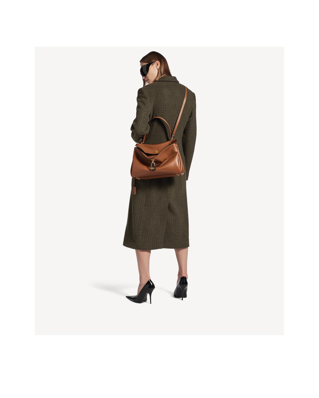 Balenciaga Brown Rodeo Medium Shoulder Bag