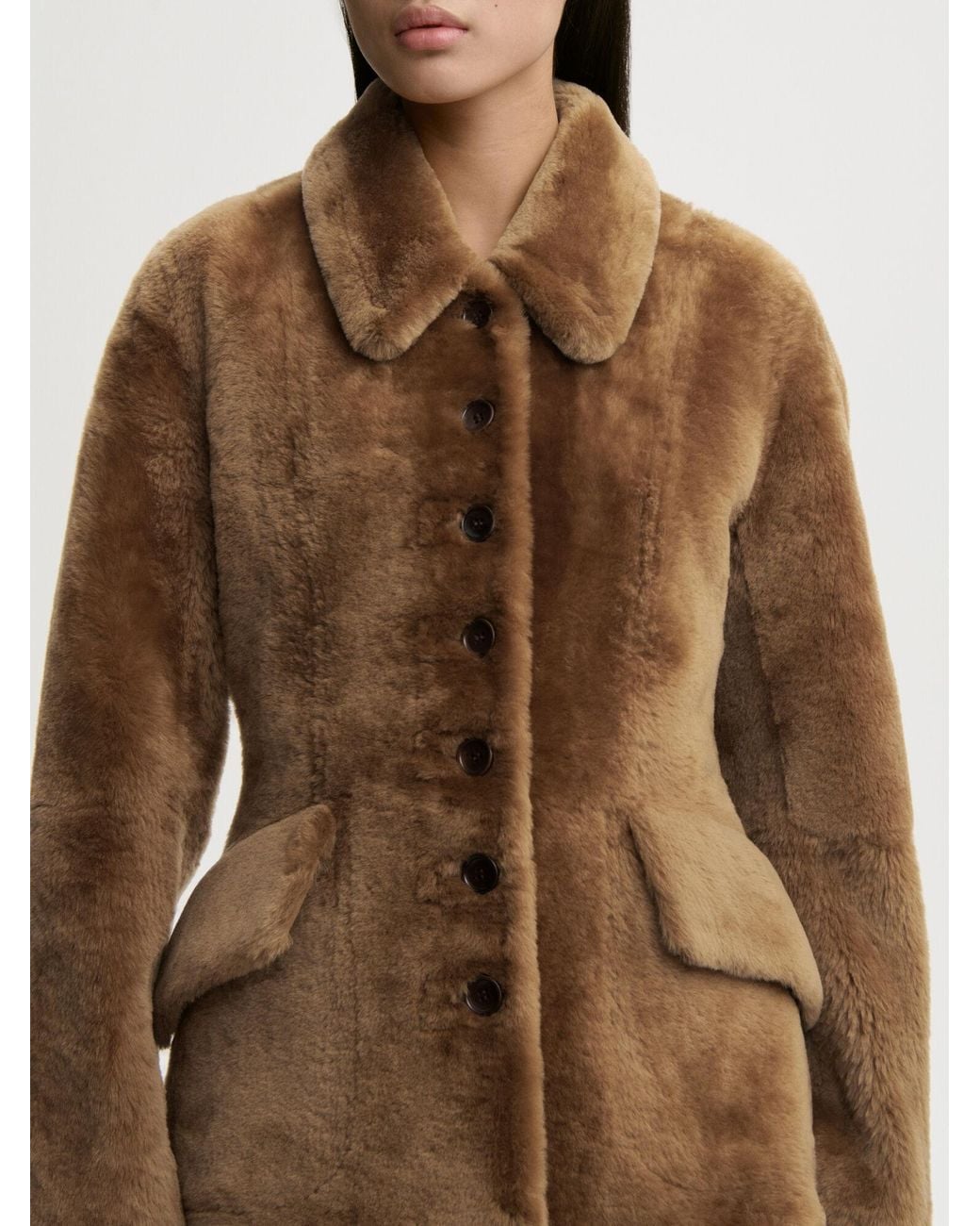 By Malene Birger Brown ボタンジャケット