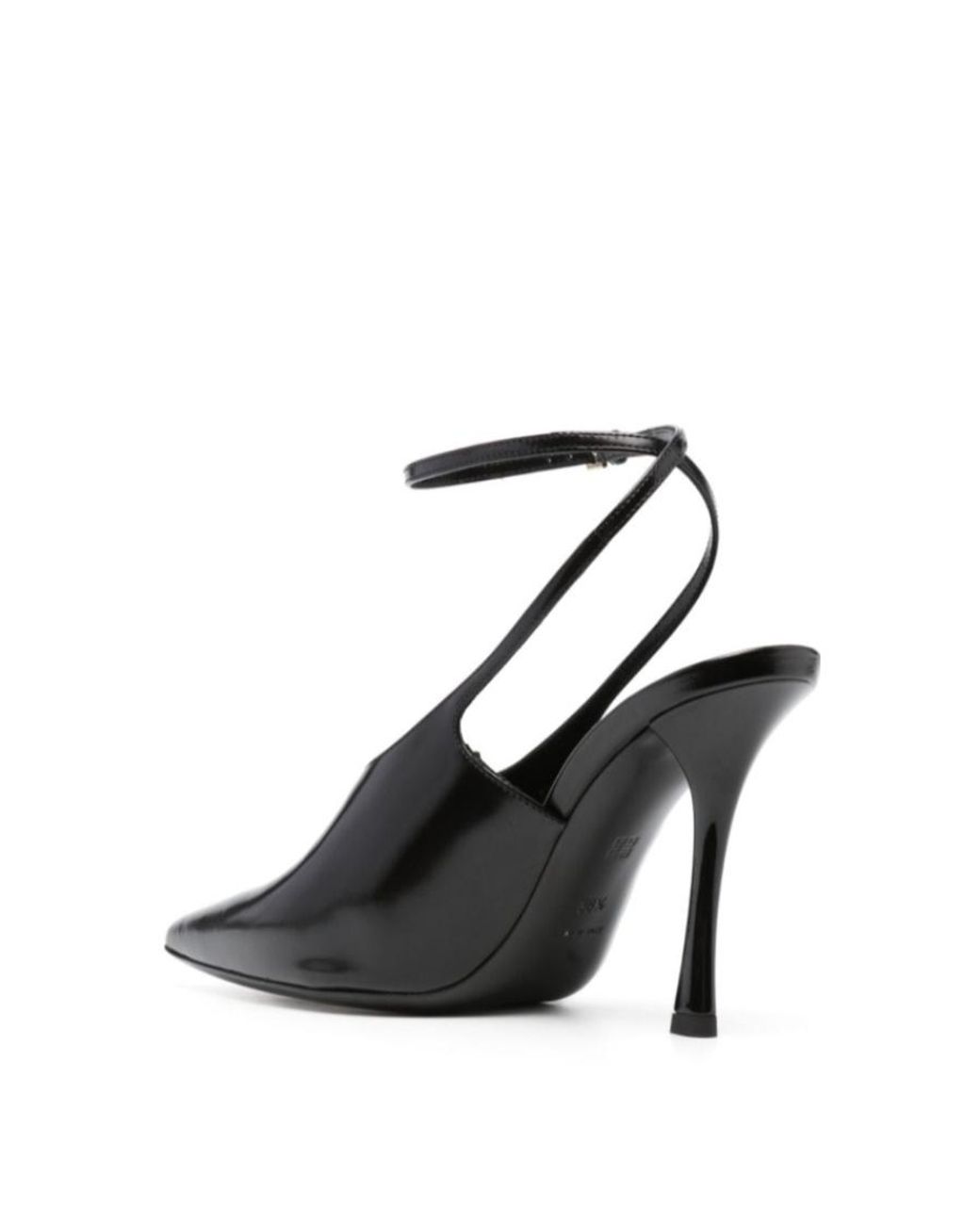 Givenchy Black Show Pointed-Toe Slingback Pumps