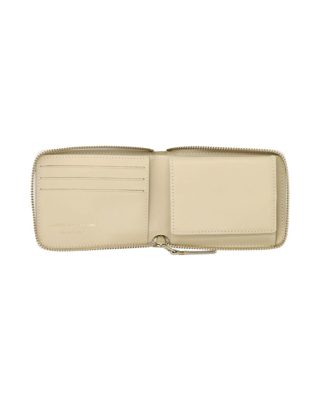 Comme des Garçons Natural Zipped Wallet for men