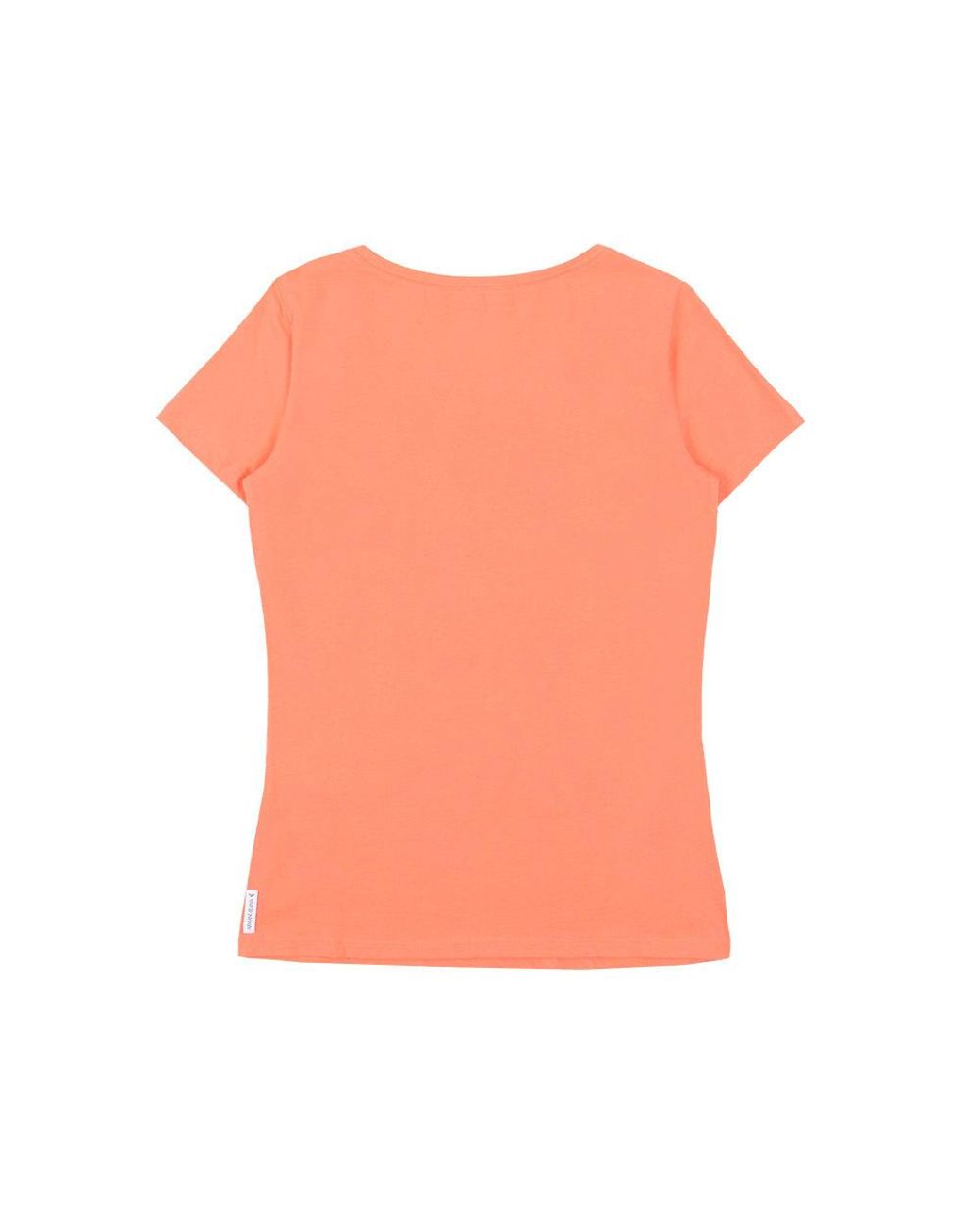 Armani Jeans Orange Item O-Neck Short-Sleeved T-Shirt
