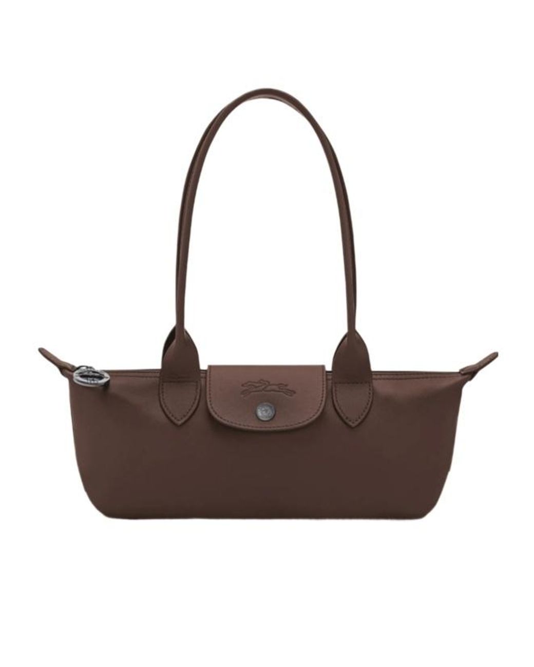 Longchamp Brown Top Handle Leather Shoulder Bag