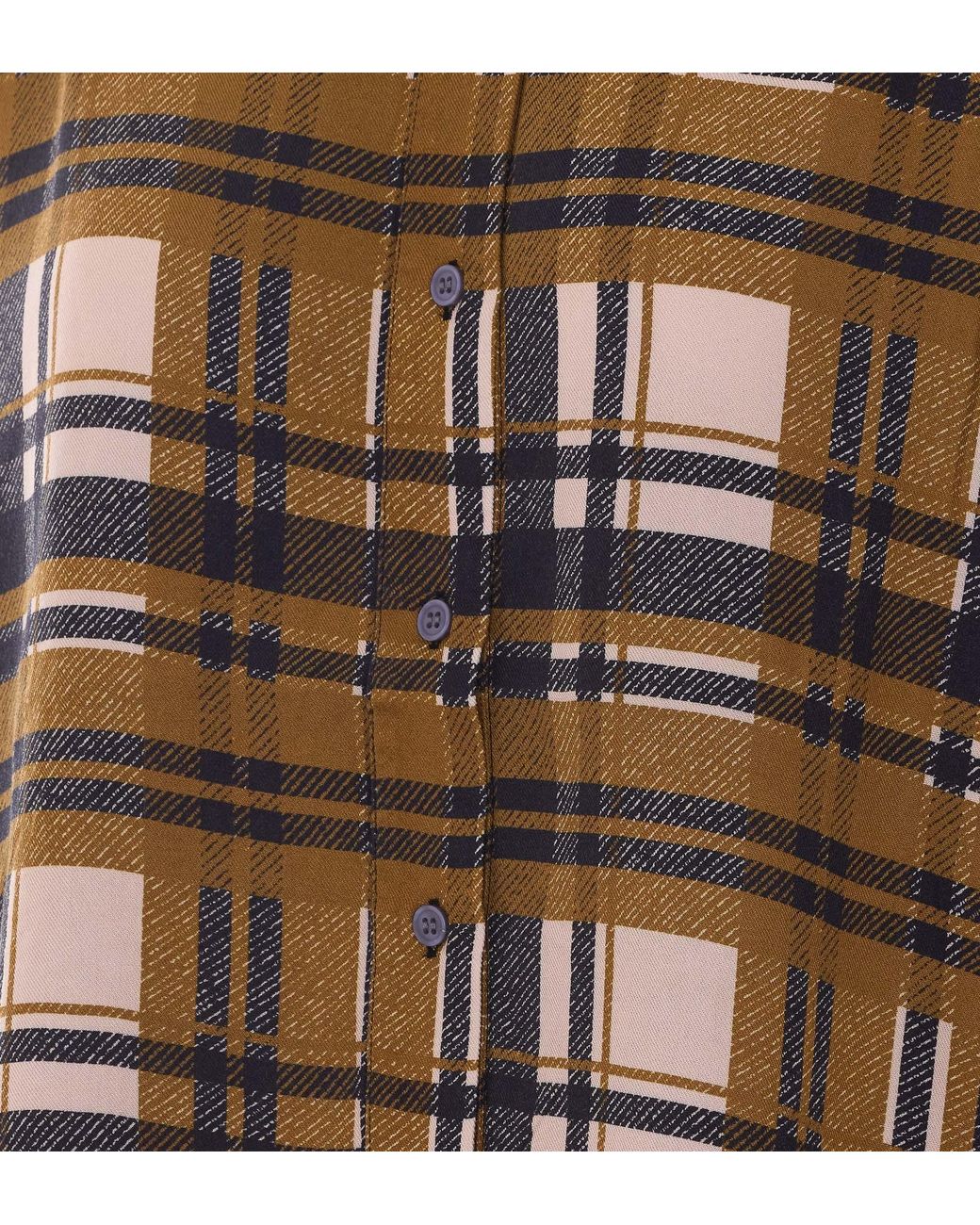 Essentiel Antwerp Brown Krispy Checked Button-Up Shirt