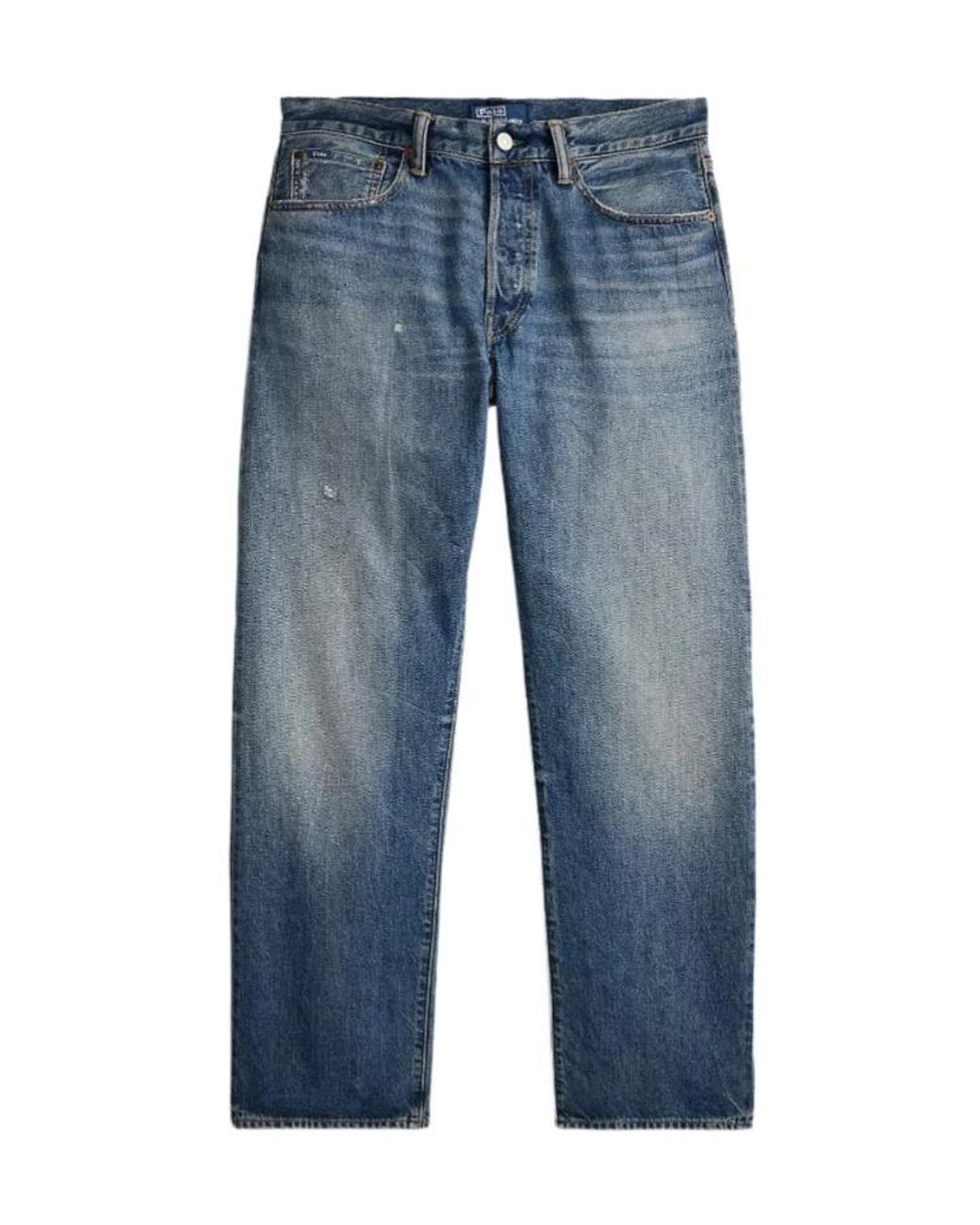 Polo Ralph Lauren Blue Straight-Leg Jeans for men