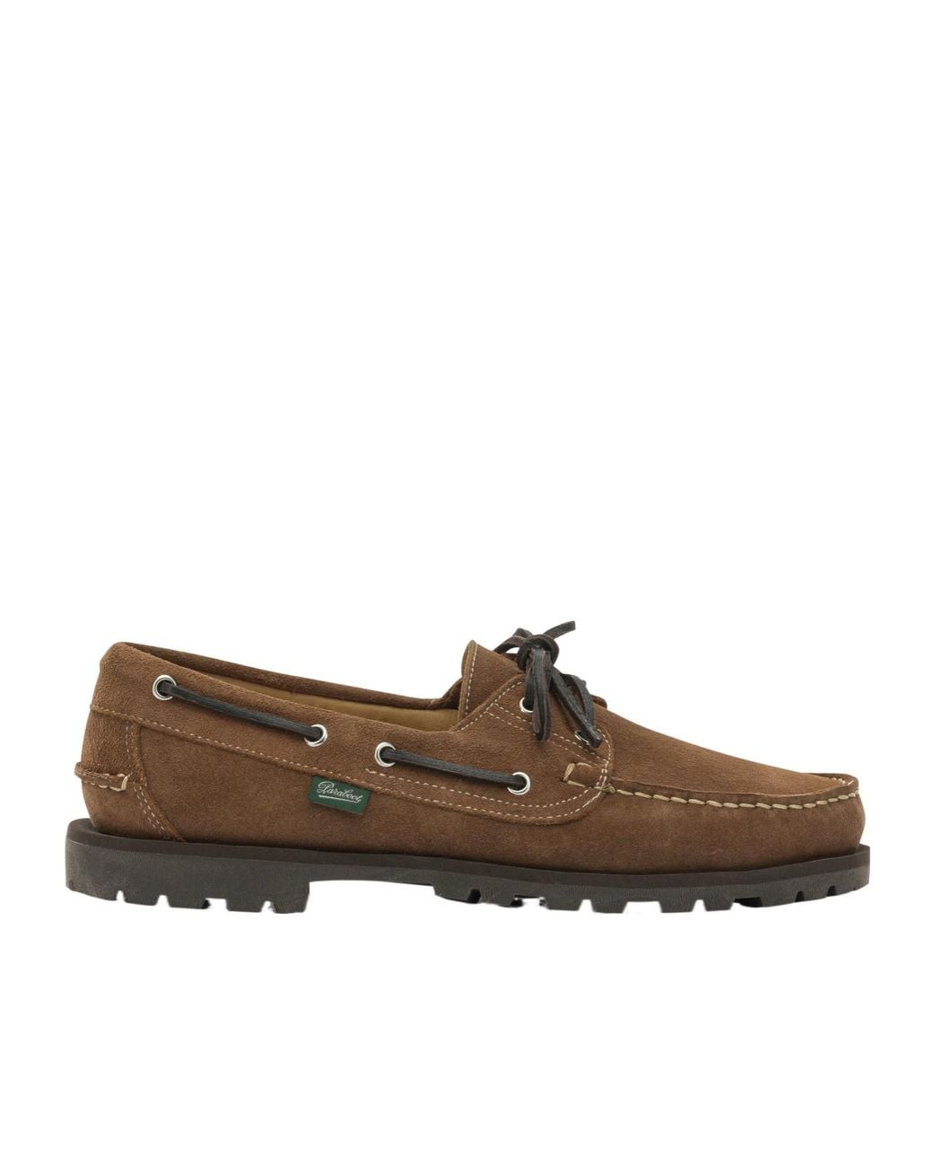 Paraboot Brown Malo Lace-Up Loafers for men