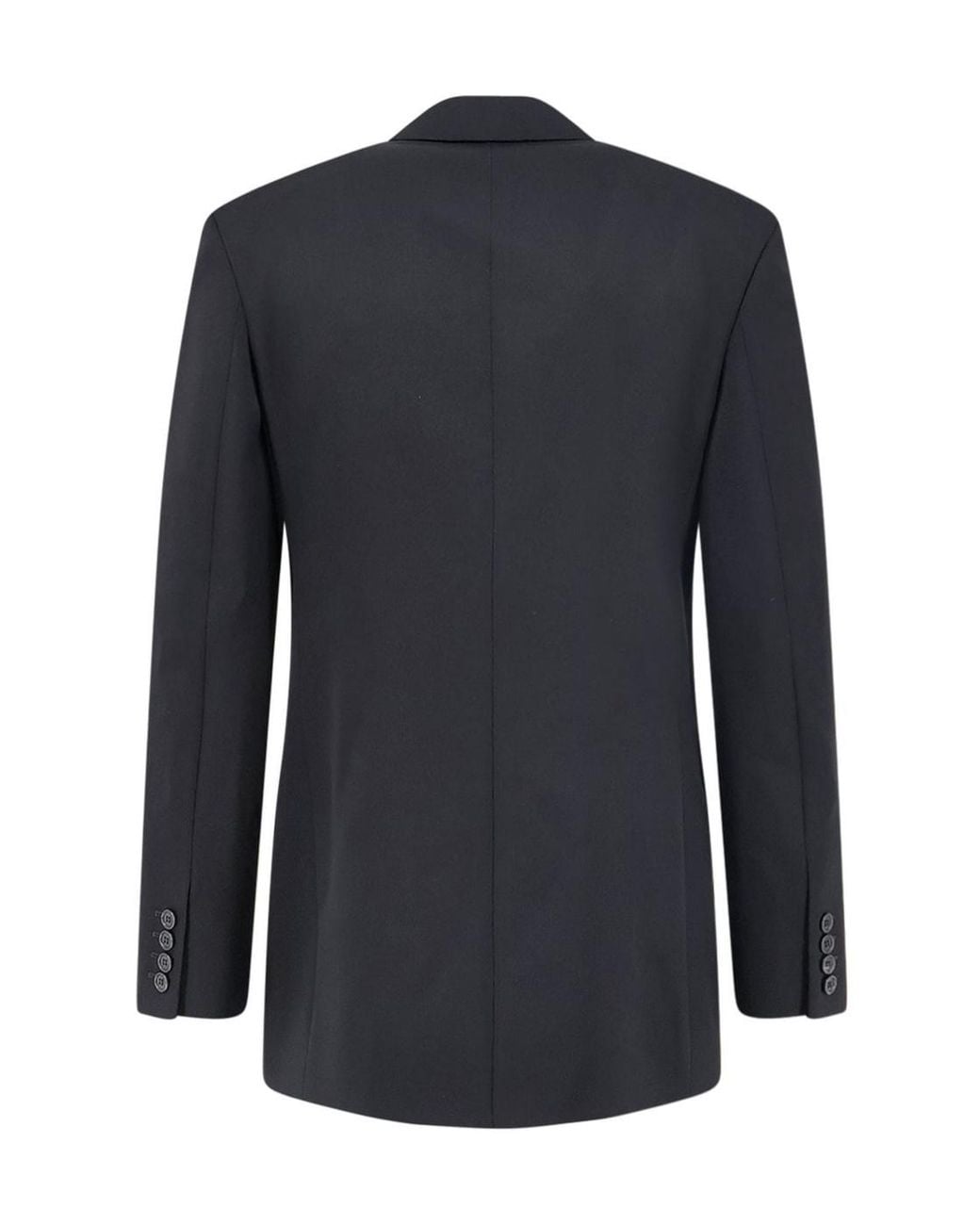 Saint Laurent Black Single-Breasted Long-Sleeved Jacket for men