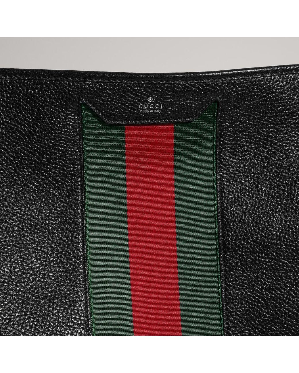 Gucci Black Web Trademark Large Duffle Bag for men