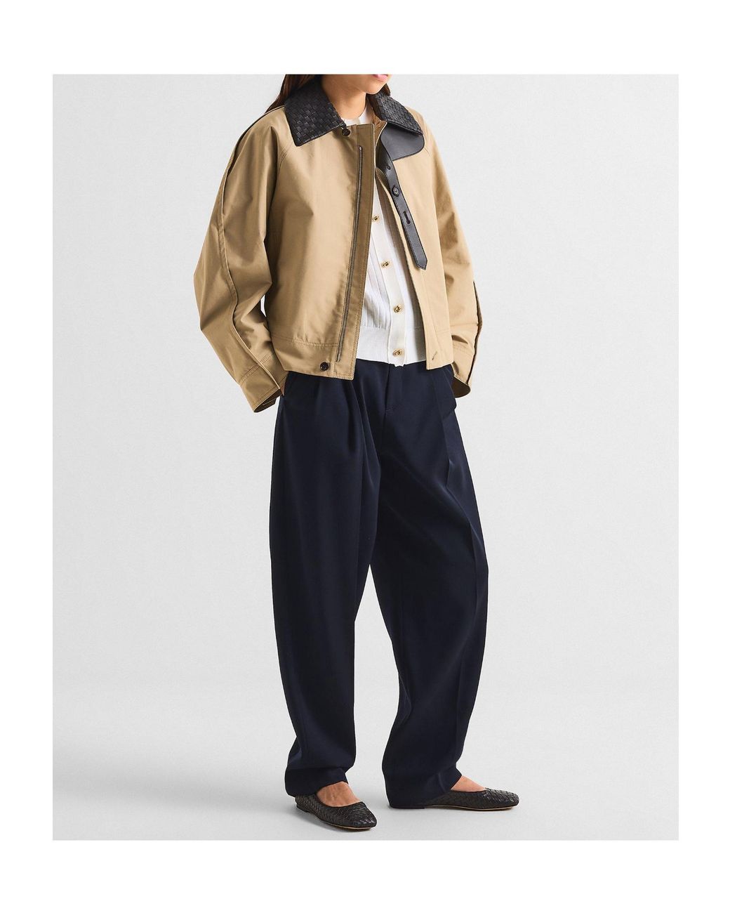 Bottega Veneta Brown Softshell Jacket