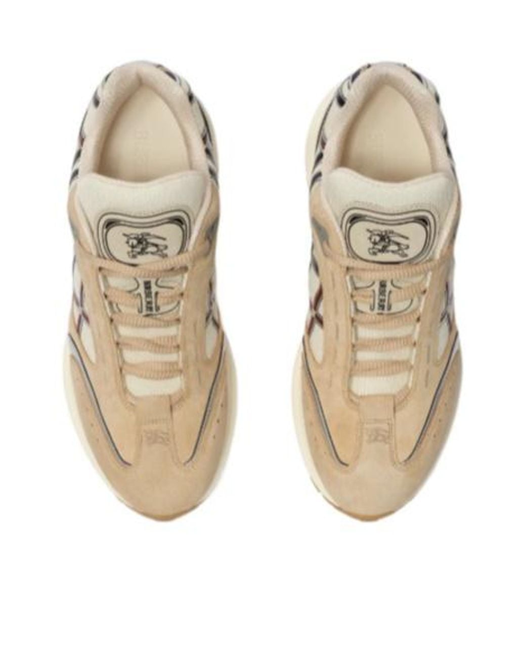 Burberry Natural Eclipse Lace-Up Sneakers