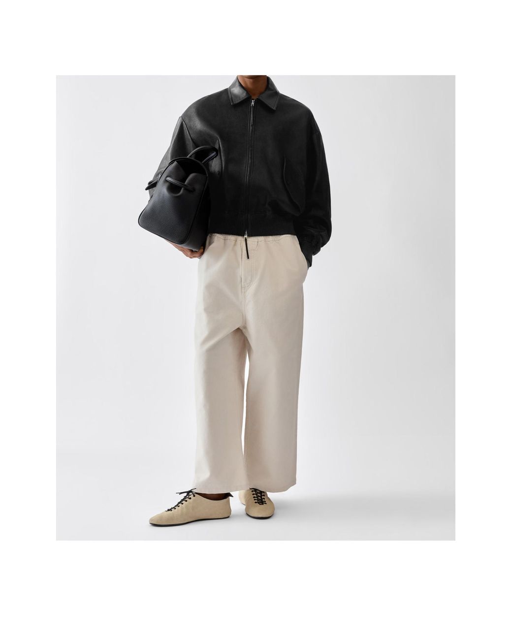 Jacquemus Black Collared Zip-Up Jacket for men
