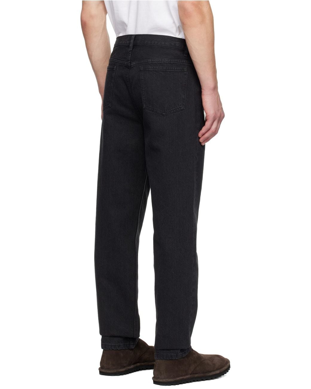 A.P.C. Black Classic Straight-Leg Jeans for men