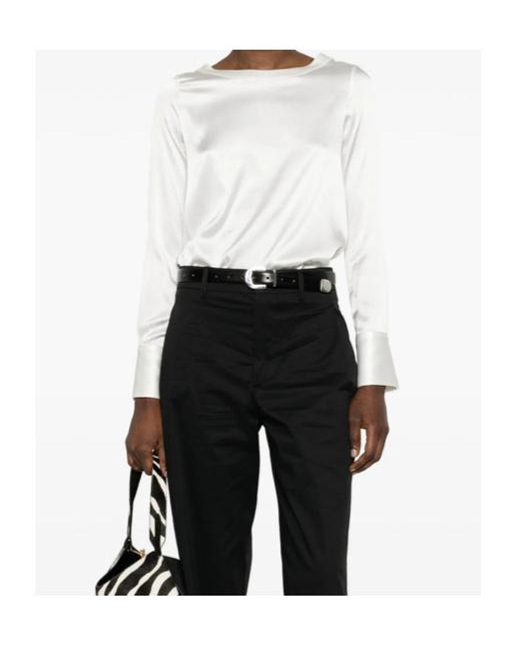 Mazzarelli White Angie Blouse