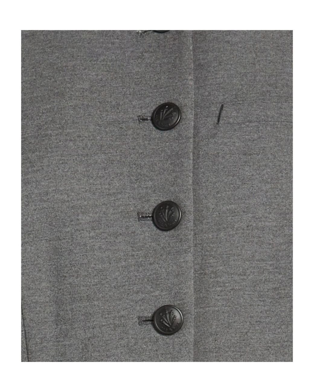Rag & Bone Gray Minimalist Single-Breasted Blazer