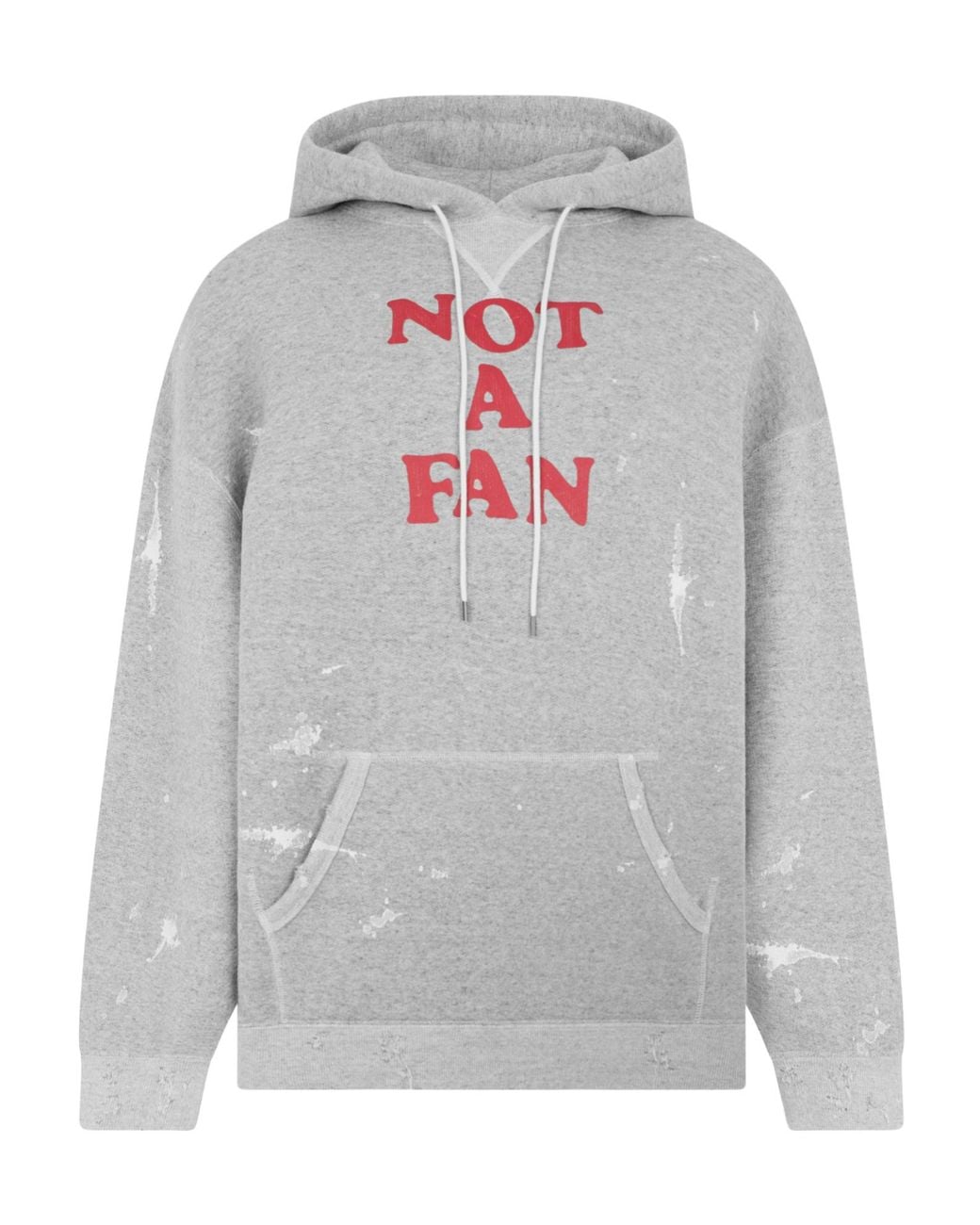 R13 Gray Hooded Sweatshirt