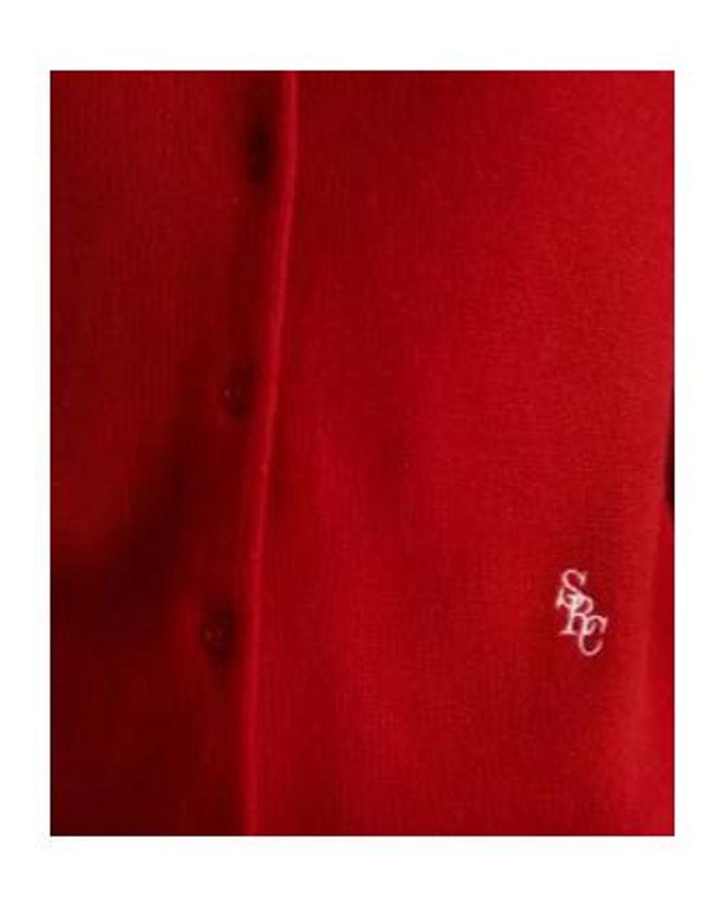 Sporty & Rich Button Embroidered Cardigan
