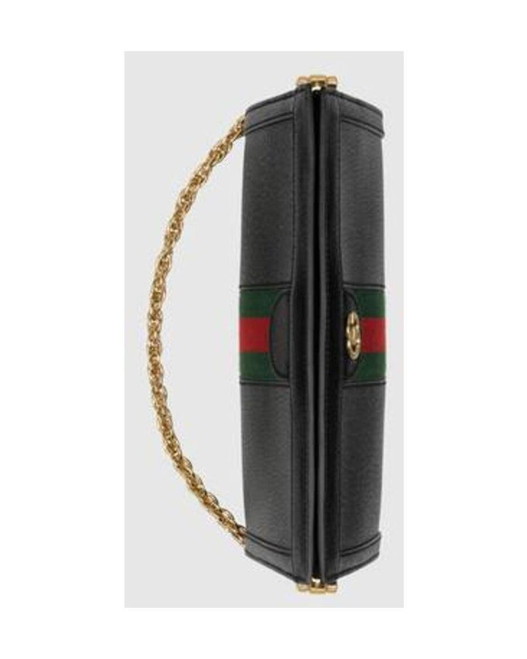 Gucci Black Small Ophidia Gg Shoulder Bag