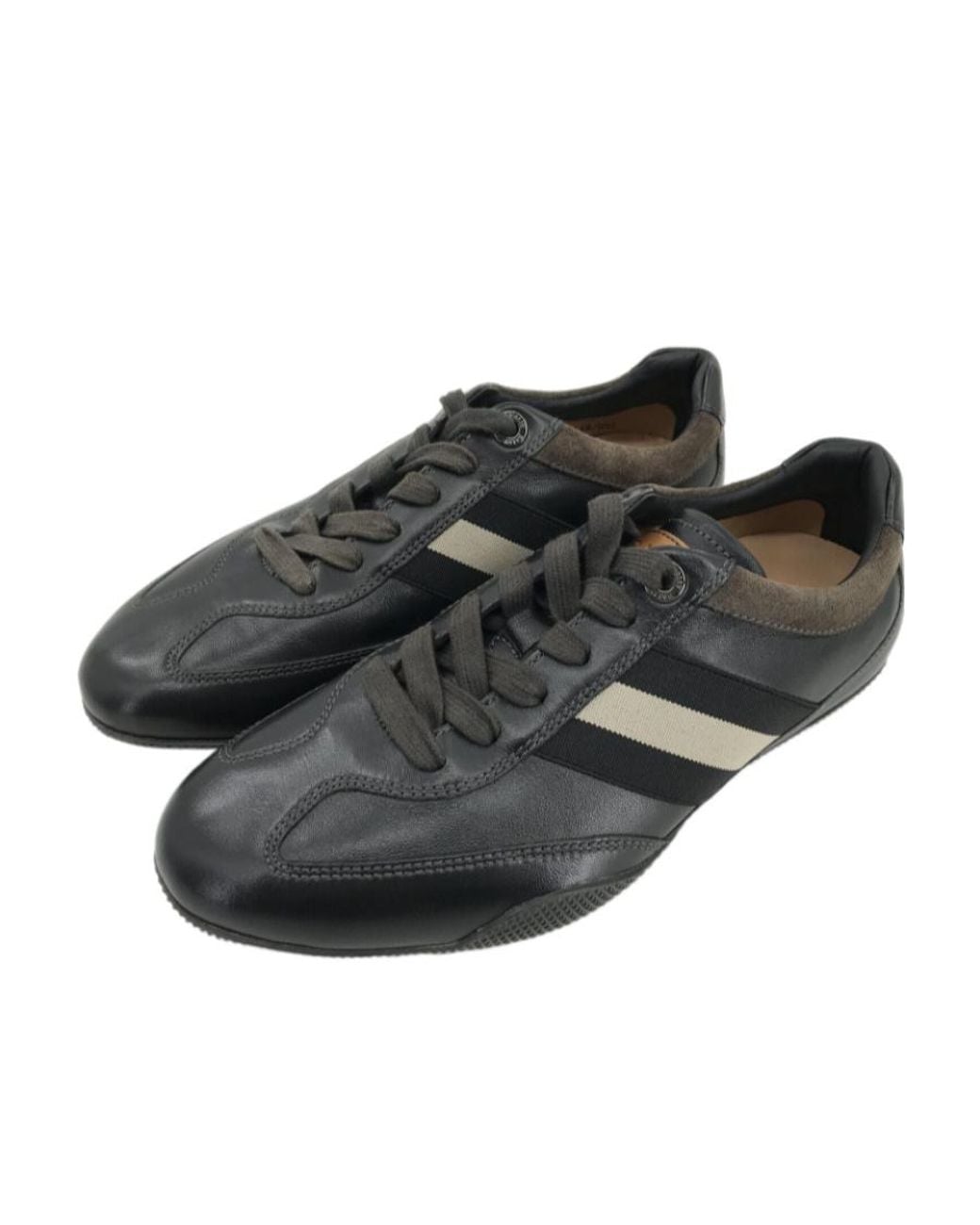 Bally Black Logo Casual Sneakers for men