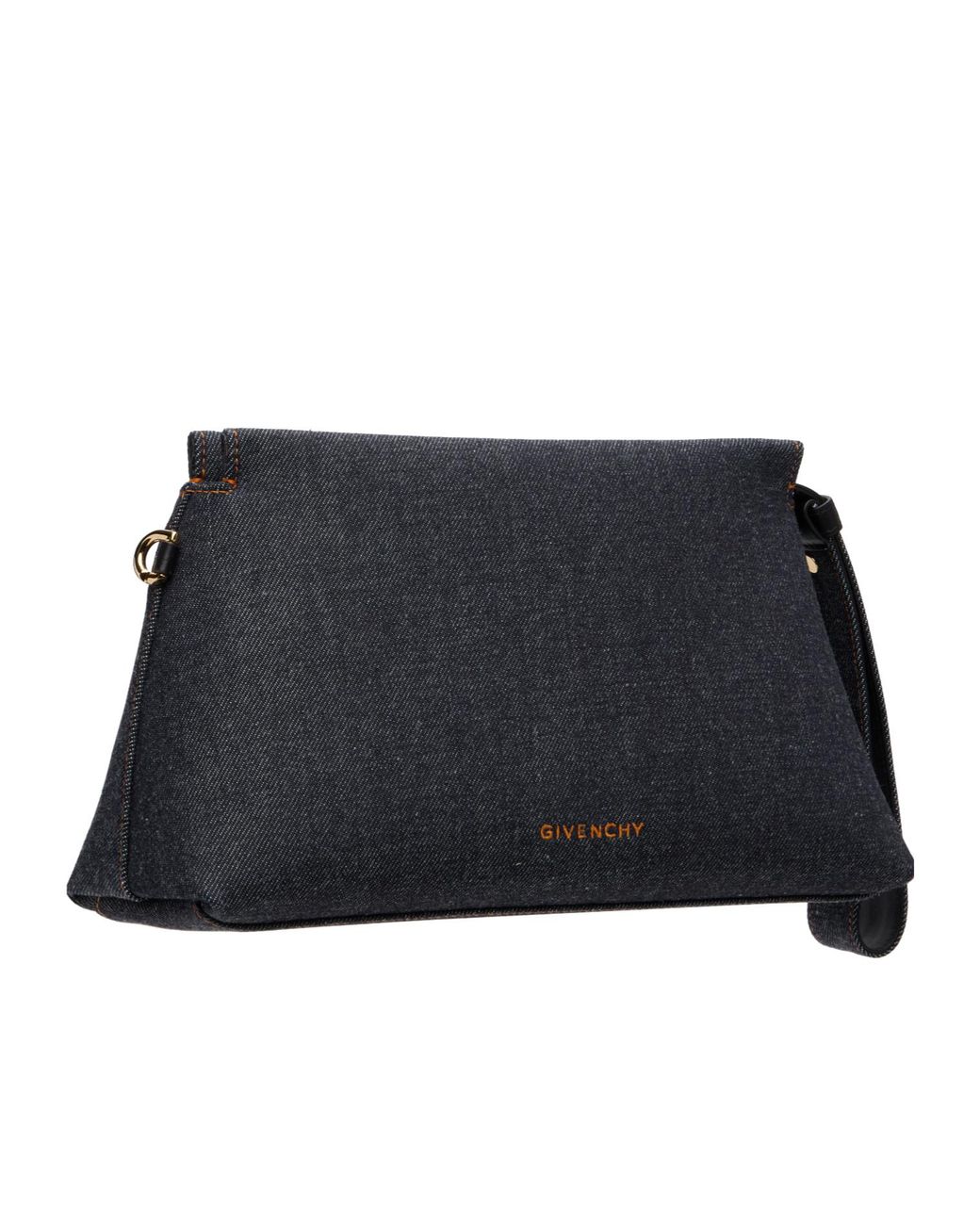 Givenchy Blue Denim Clutch Bag