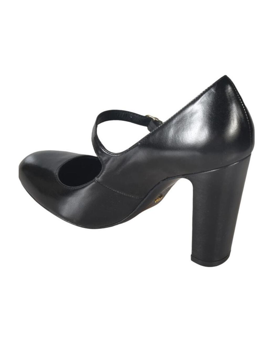 Stuart Weitzman Black Thick Heels