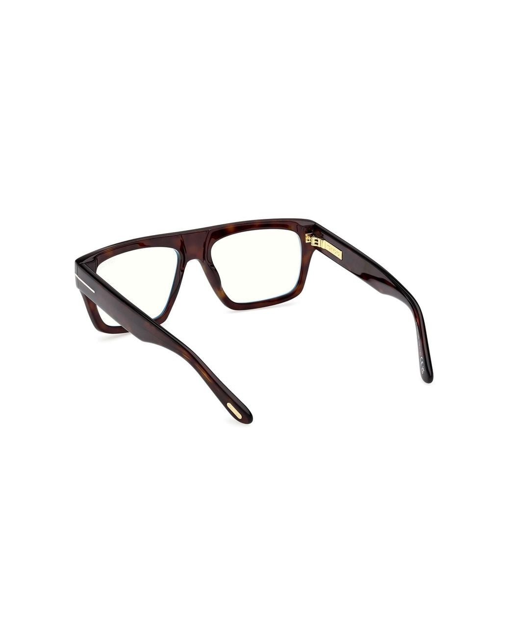 Tom Ford White Eyewear Rectangle Frame Glasses for men