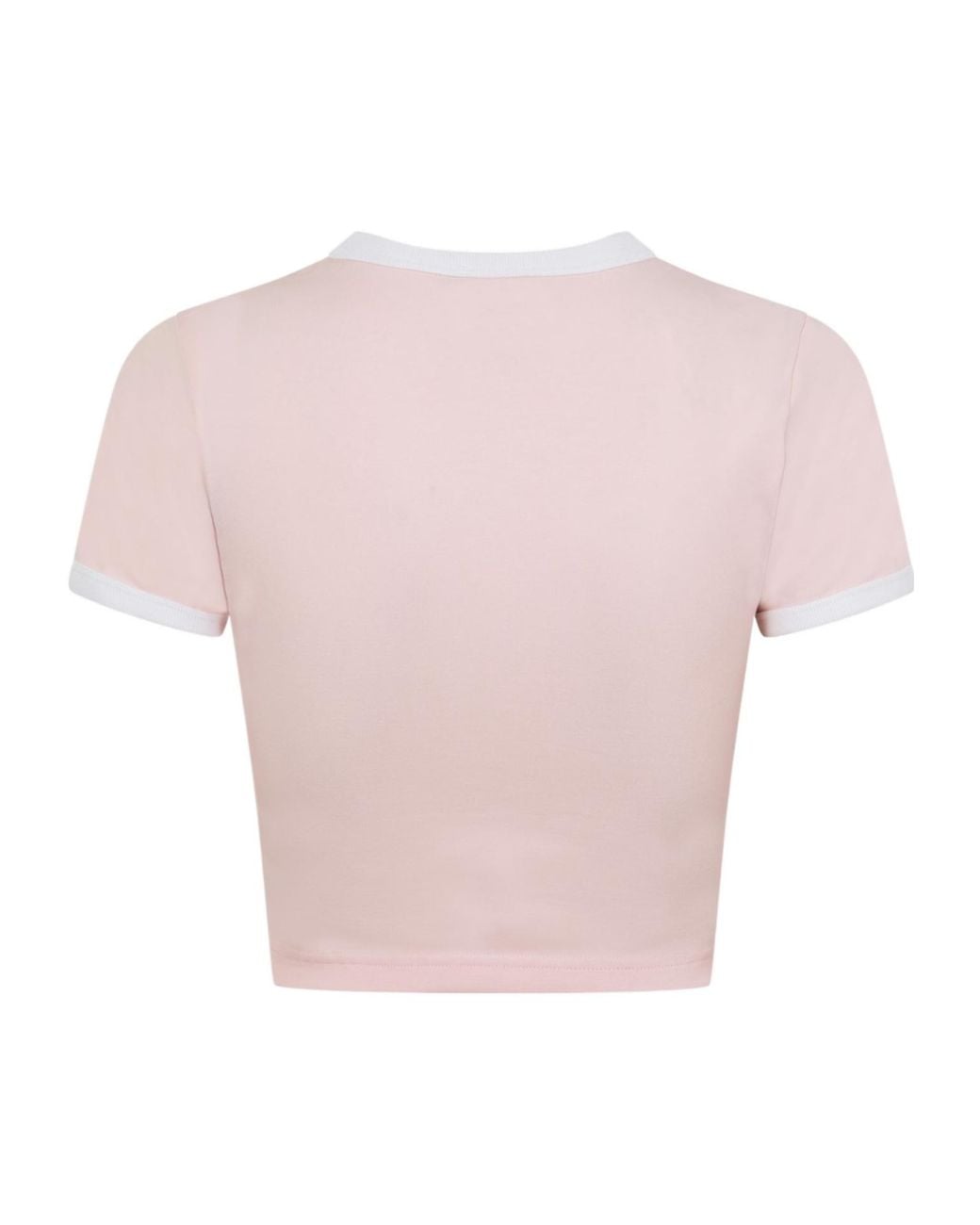 Casablanca Pink Logo Crew Neck T-Shirt