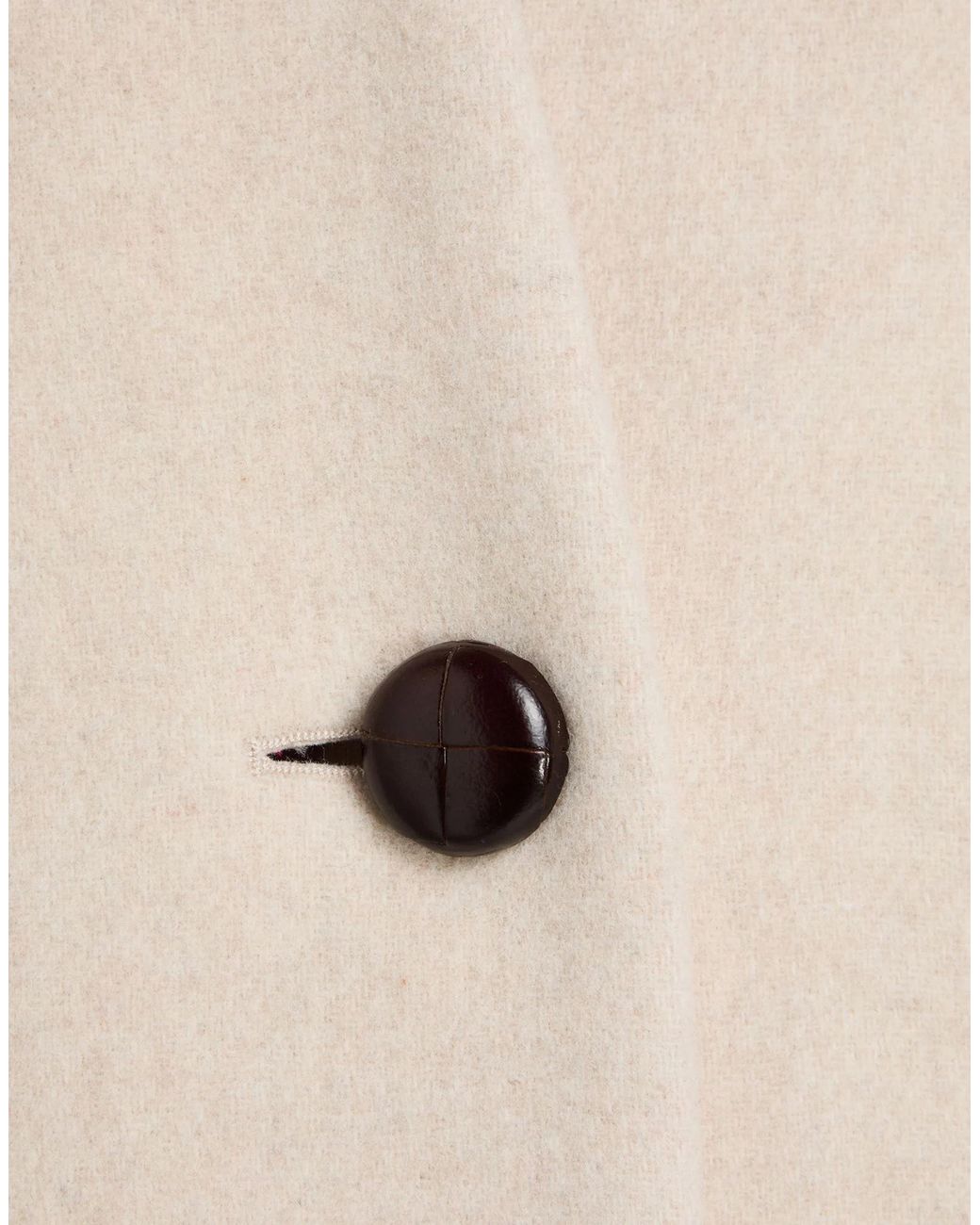 Isabel Marant Natural Coat Wool, Polyamide