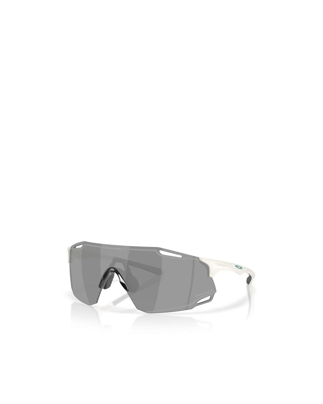 Oakley Gray Shield Geometric Sunglasses for men