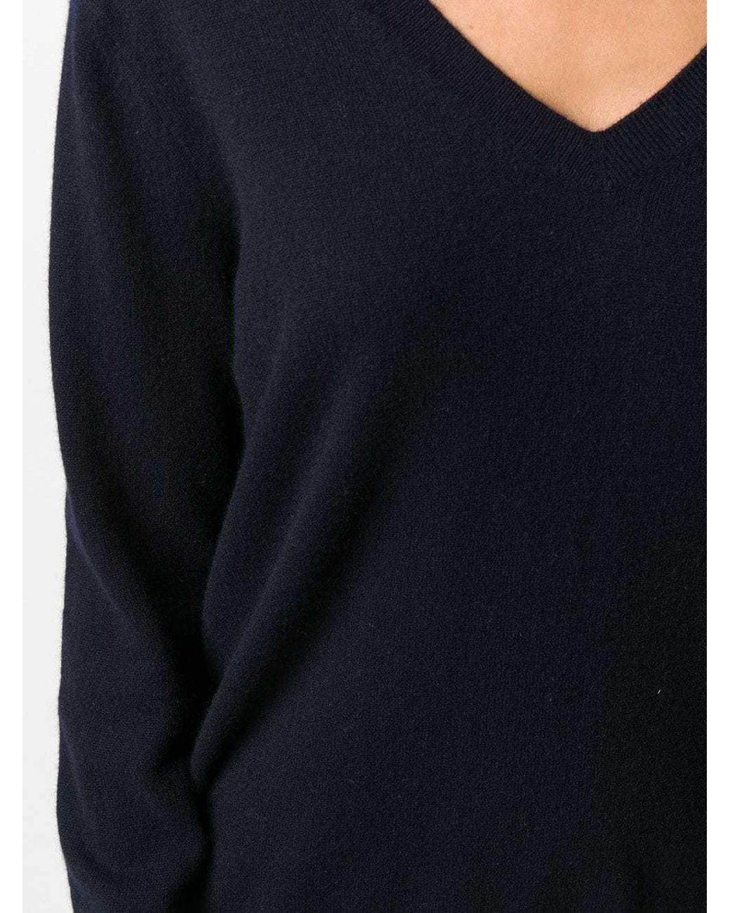 Vince Black V-Neck Cashmere Sweater