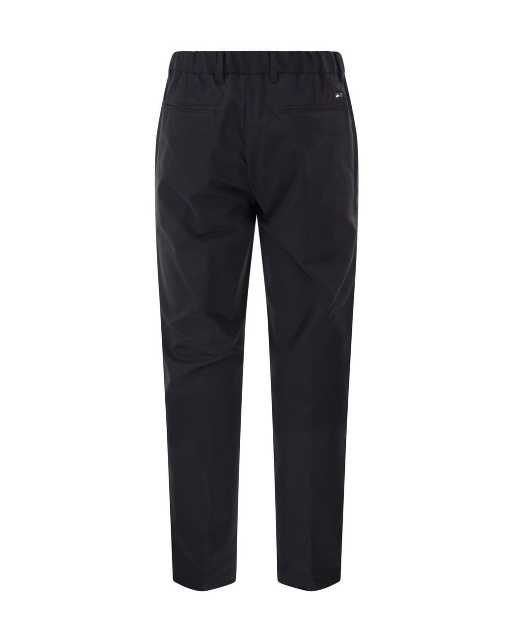 Herno Blue Pleated Drawstring Pants for men