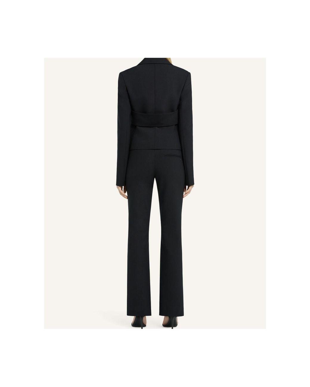 Courreges Blue Courrèges Single-Breasted Tailored Jacket