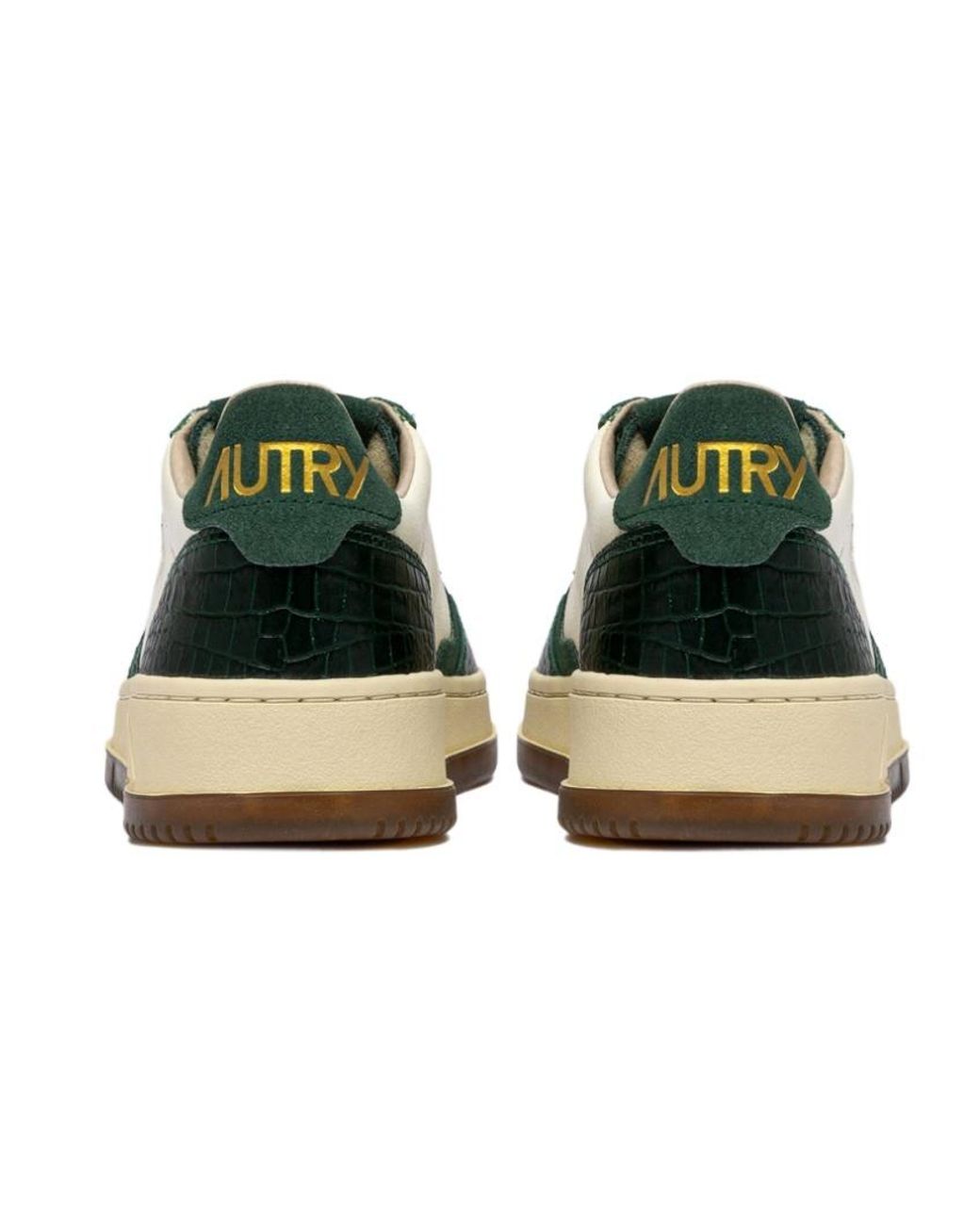 Autry Black Medalist Lace-Up Sneakers for men