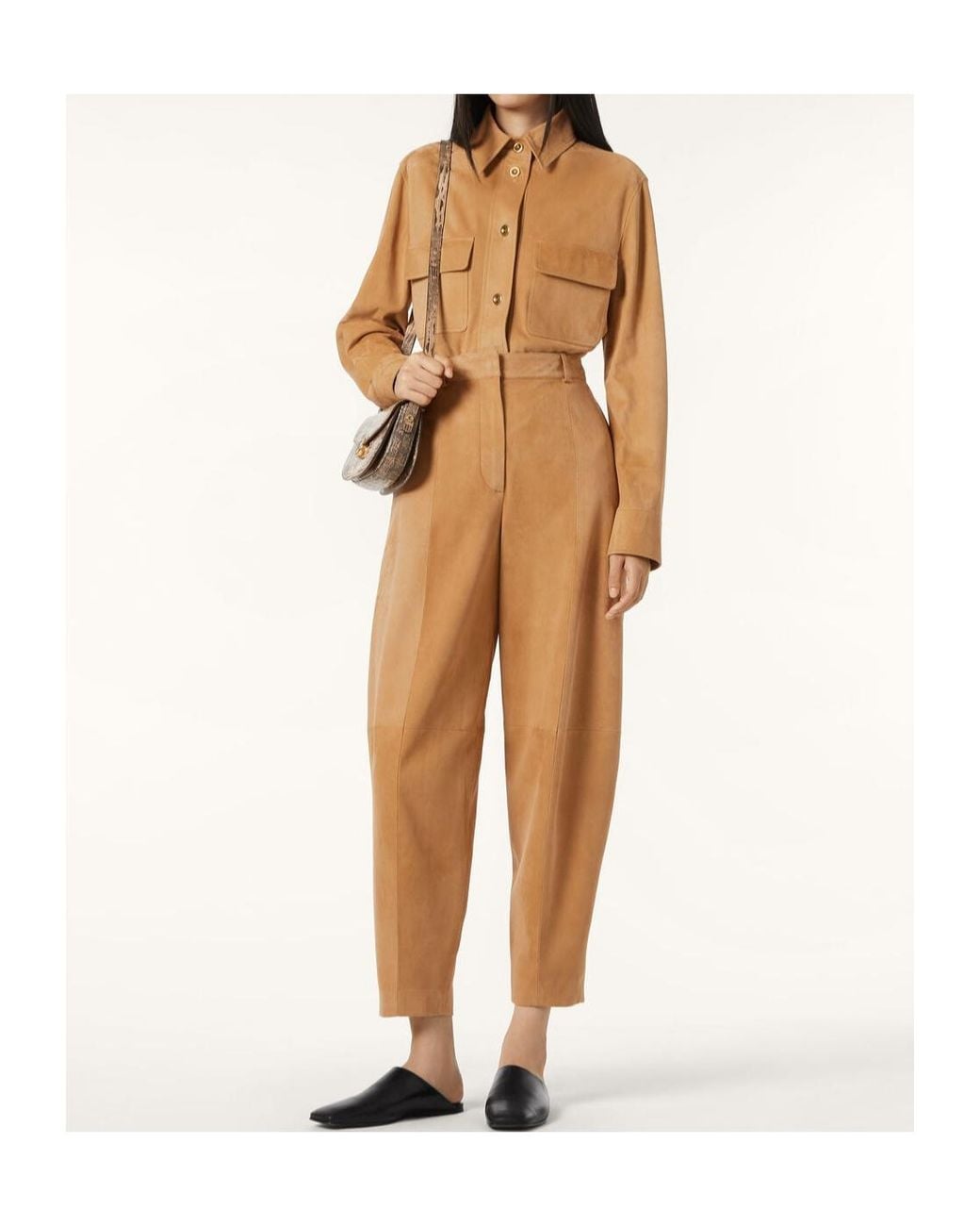Loro Piana Brown Yannis Long-Sleeved Shirt