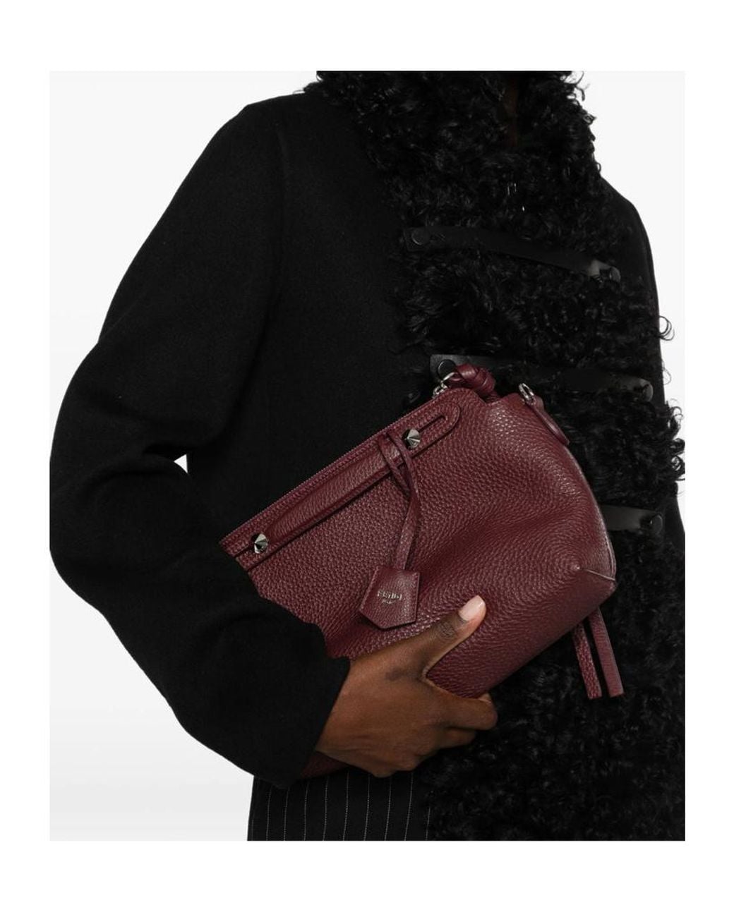 Fendi Purple By The Way Soft Medium Bag