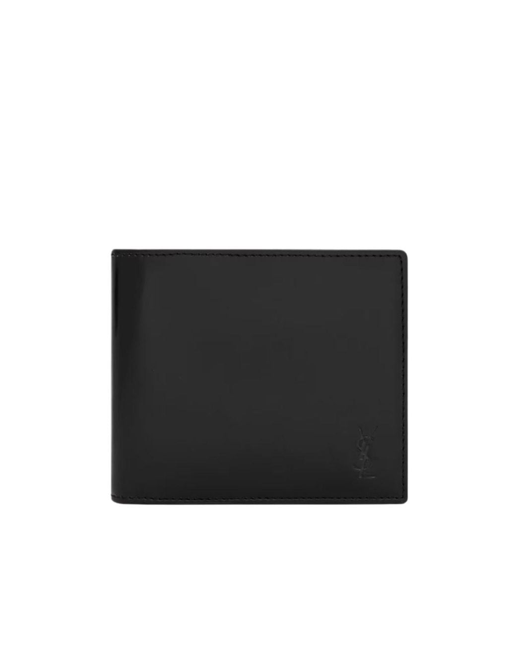 Saint Laurent Black Logo Wallet for men