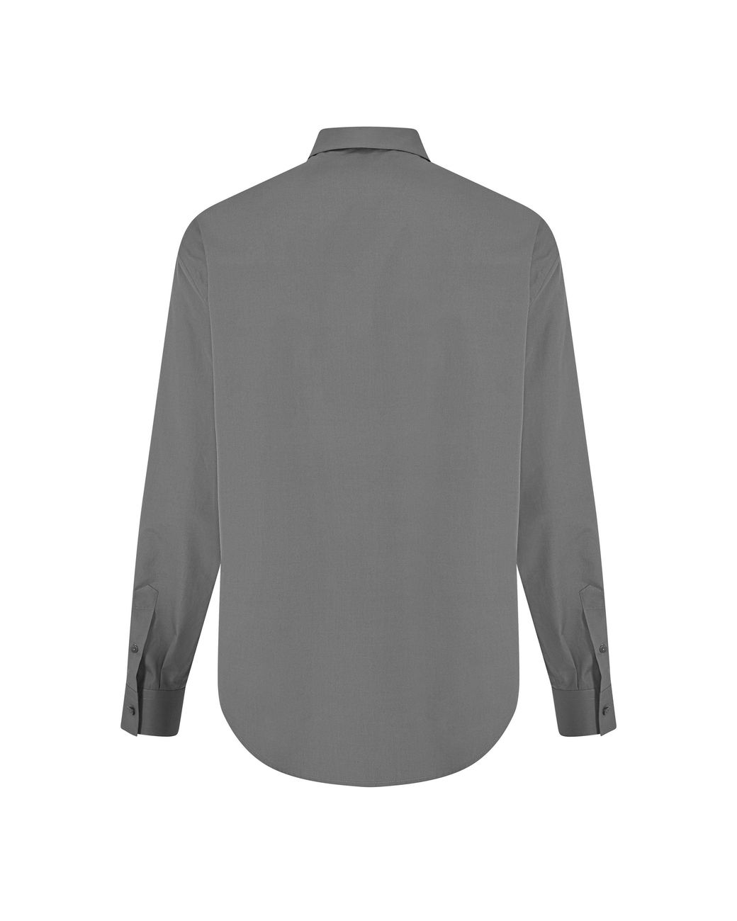 Fendi Gray Long Sleeve Patterned Shirt for men