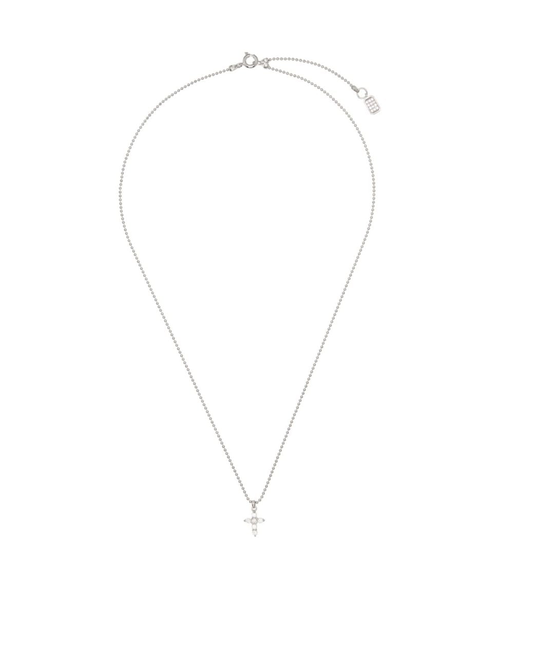 NUMBERING White Ball Chain Necklace for men