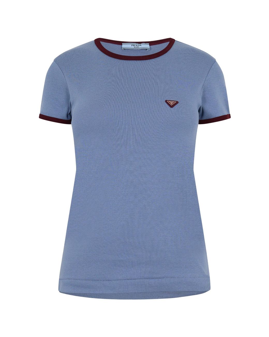 Prada Blue Logo T-Shirt
