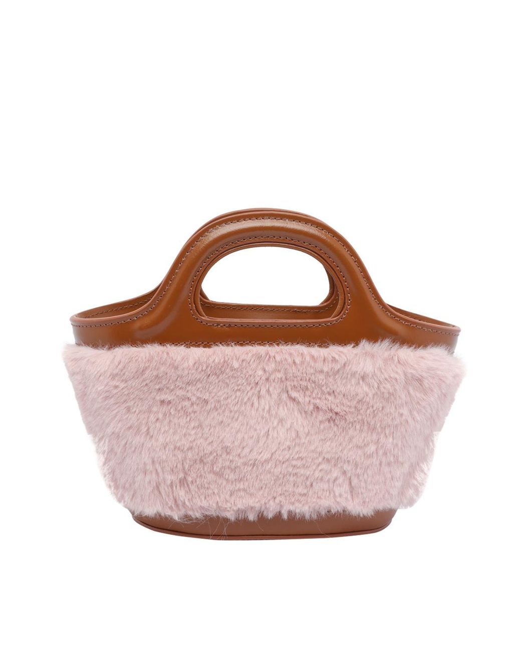 Marni Pink Tropicalia Teddy Handbag