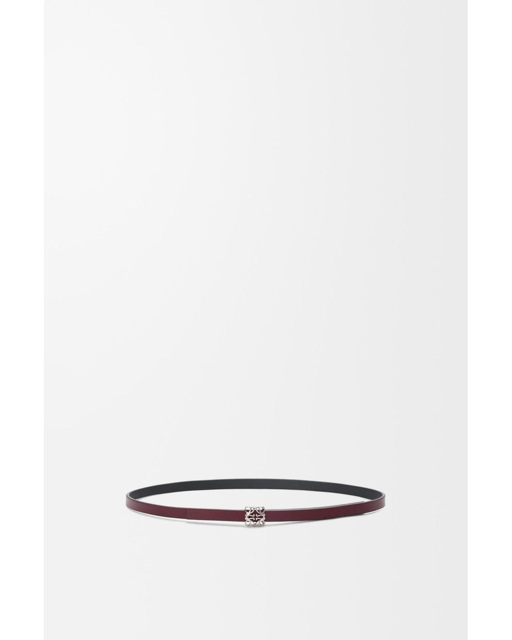 Loewe White Reversible Anagram Bombe Belt
