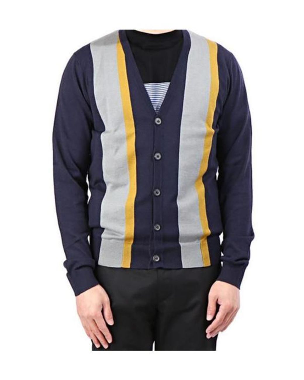 Lanvin Blue Long Sleeve Cardigan for men