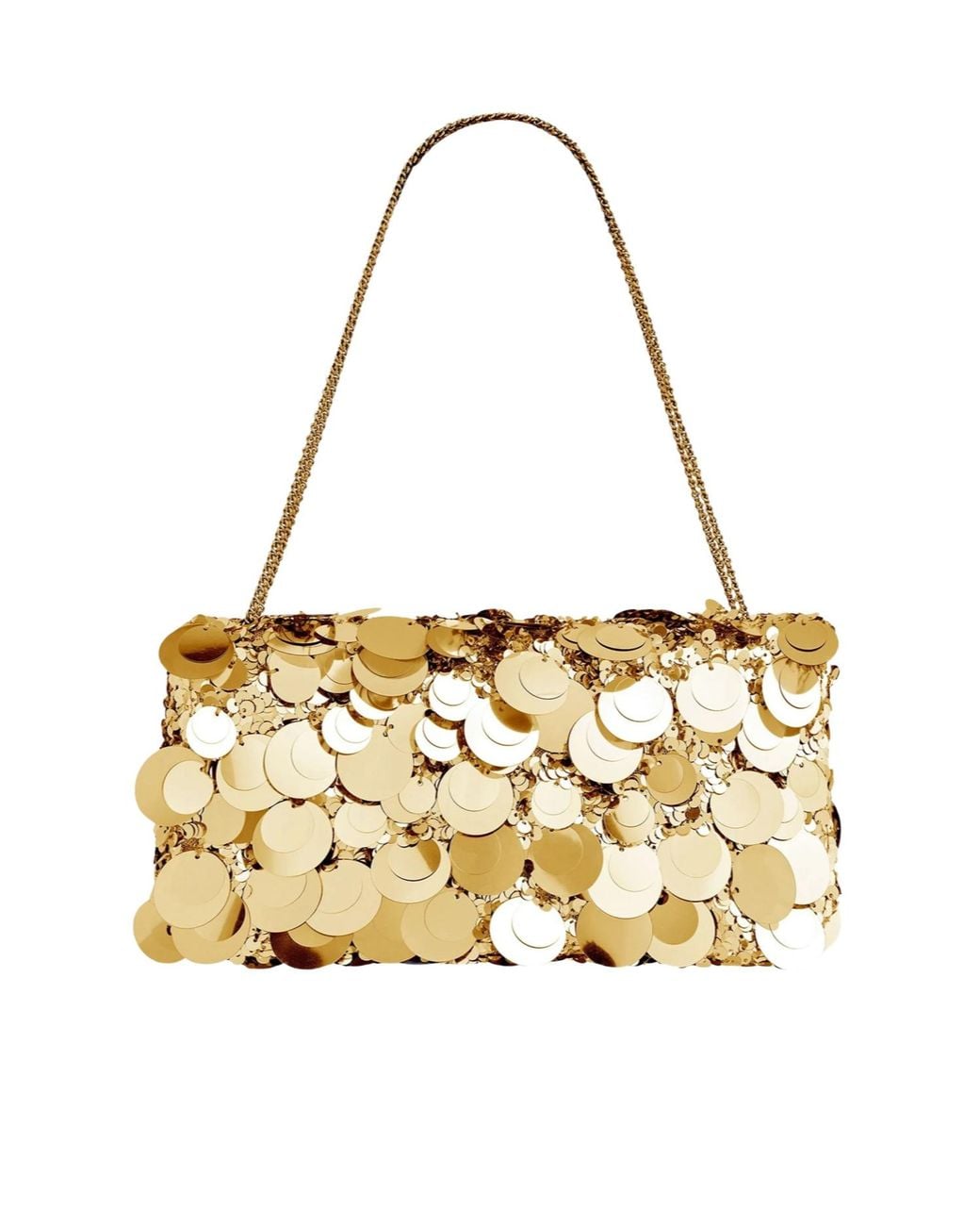 Rabanne Metallic Rabanne Sequin Chain Shoulder Bag