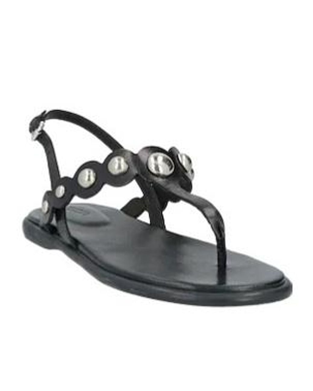 Isabel Marant Black Plain Colour Thong Sandals