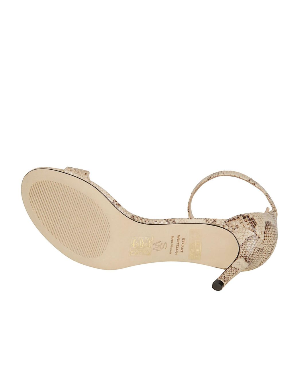 Stuart Weitzman Metallic Nudist Ii 75 Sandals